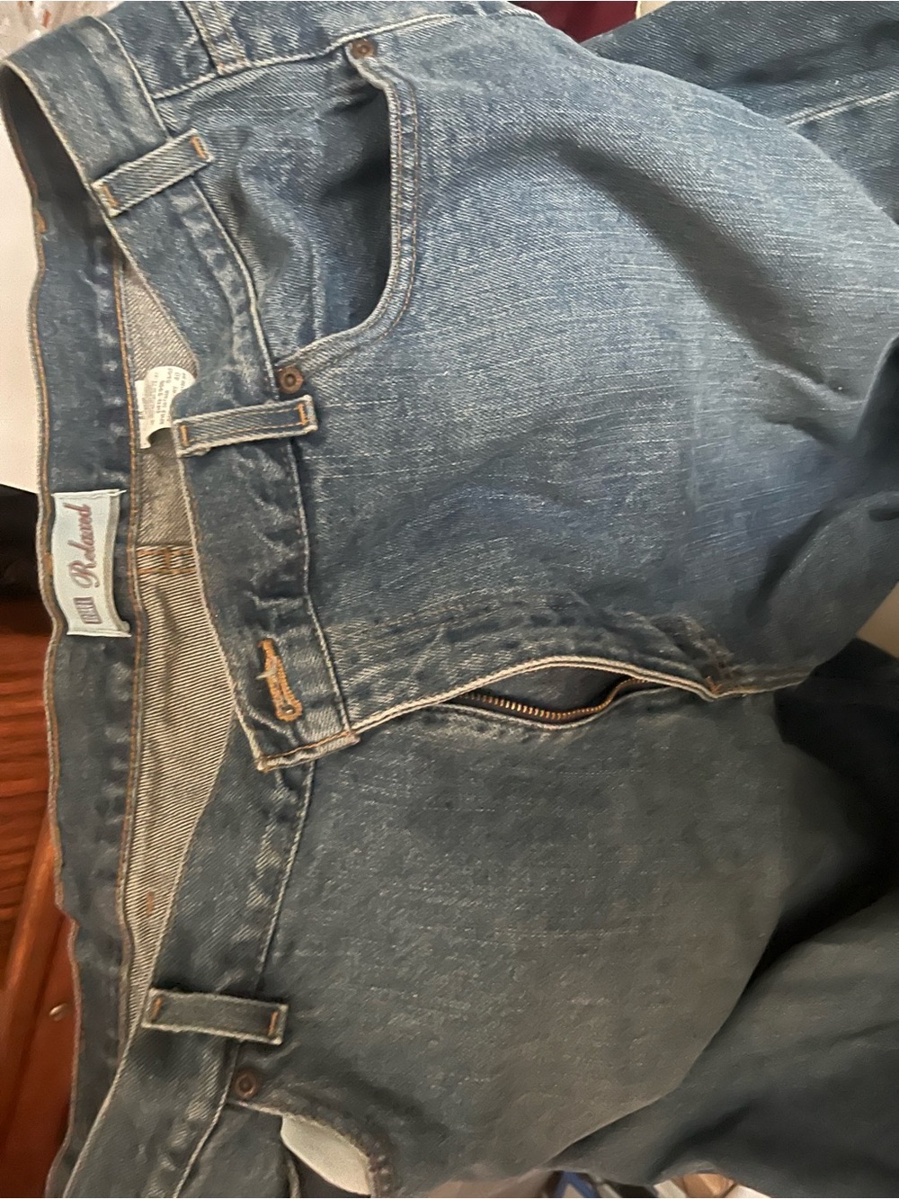 Wrangler Men's Light Blue Relaxed Fit Jeans